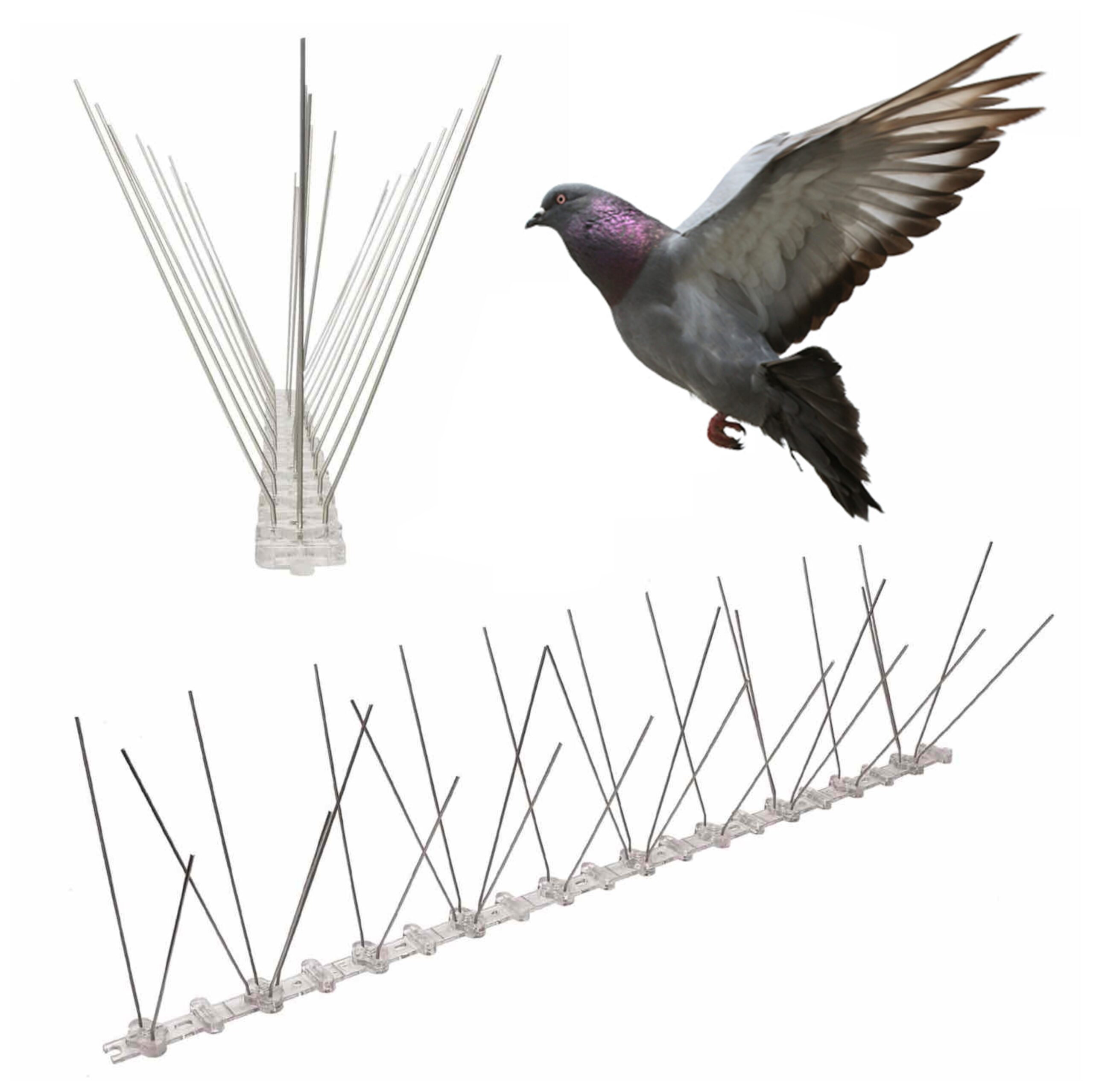Premium Bird Spikes for Bird Control – Anti-Roosting Stainless Steel Spikes for Walls, Roofs & Ledges - Image 12