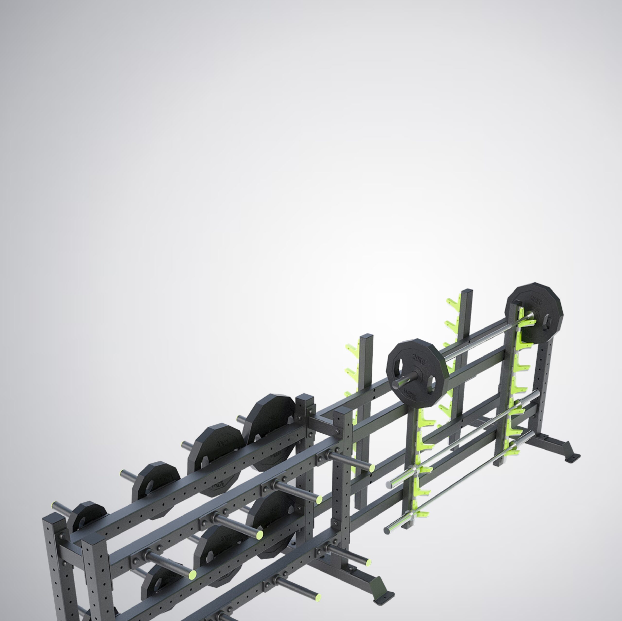 Crosstraining Disk & Bar Rack